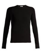 Matchesfashion.com Balenciaga - Ribbed Knit Top - Womens - Black