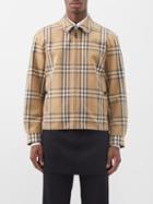 Burberry - Fitzroy Reversible Checked Cotton-twill Jacket - Mens - Camel Check