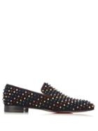 Christian Louboutin Dandelion Suede Spike Loafers