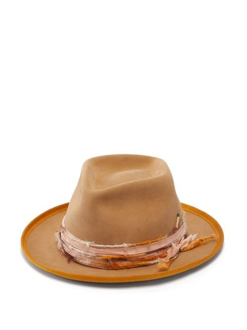 Matchesfashion.com Nick Fouquet - Ra Felt Fedora - Mens - Brown