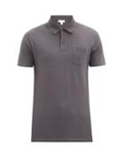 Matchesfashion.com Sunspel - Riviera Cotton-piqu Polo Shirt - Mens - Grey