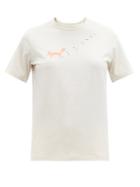 Matchesfashion.com Vika 2.0 - Fox-print Organic-cotton Jersey T-shirt - Womens - Cream