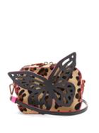 Matchesfashion.com Sophia Webster - Flossy Butterfly Leopard Print Cross Body Bag - Womens - Leopard