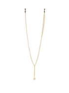 Matchesfashion.com Linda Farrow - Gold Plated Sunglasses Chain - Womens - Yellow