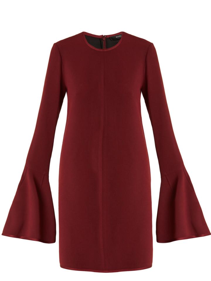 Ellery Preacher Bell-sleeved Crepe Dress