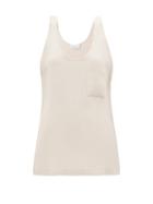 Raey - Oversized Woven-silk Tank Top - Womens - Light Pink