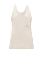 Raey - Oversized Woven-silk Tank Top - Womens - Light Pink