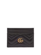 Matchesfashion.com Gucci - Gg Marmont Leather Cardholder - Womens - Black