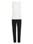 A.l.c. Landon Bi-colour Crepe Jumpsuit