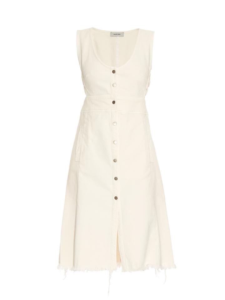 Rachel Comey Mesita Lace-side Denim Dress