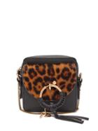 Matchesfashion.com See By Chlo - Joan Mini Square Leather Cross Body Bag - Womens - Leopard