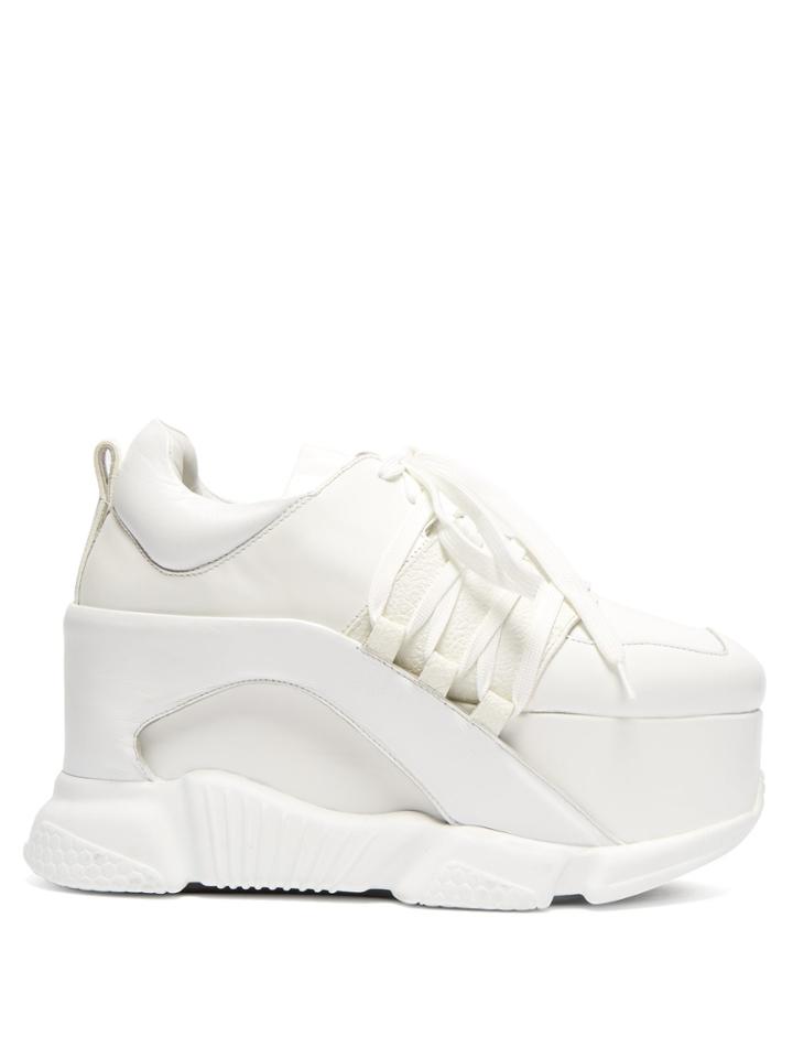 Marques'almeida Leather Platform Trainers