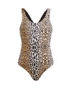 Matchesfashion.com Reina Olga - For A Rainy Day Leopard Print Swimsuit - Womens - Leopard