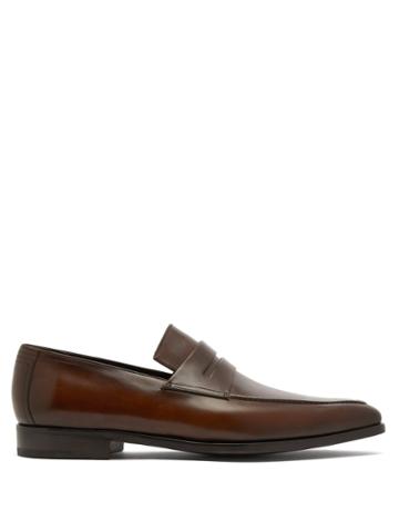 Berluti Leather Penny Loafers