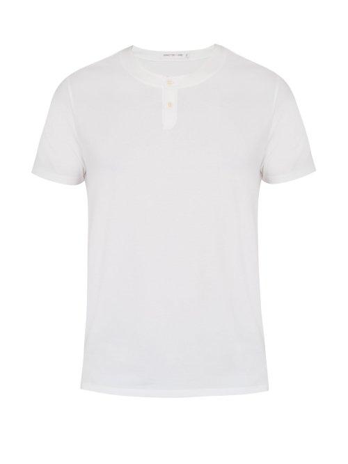 Matchesfashion.com Hamilton And Hare - Henley Pyjama Top - Mens - White