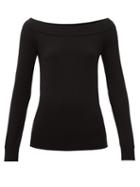 Matchesfashion.com Dolce & Gabbana - Off-the-shoulder Stretch-scuba Top - Womens - Black