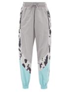 Adidas By Stella Mccartney - Colour-block Recycled-shell Track Pants - Womens - Blue Multi