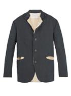By Walid Exposed-seam Linen-blend Jacket