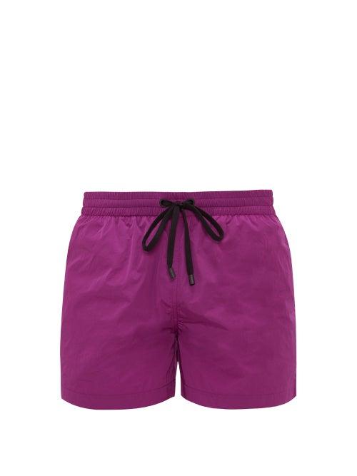 Matchesfashion.com Everest Isles - Irredescent Swim Shorts - Mens - Purple