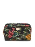 Matchesfashion.com Dolce & Gabbana - Grape Print Make-up Bag - Womens - Green Multi