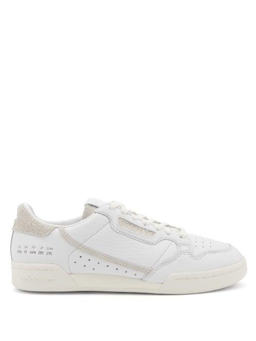 Matchesfashion.com Adidas - Continental 80 Suede-trimmed Leather Trainers - Mens - White