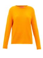The Elder Statesman - Crew-neck Sweater - Womens - Orange