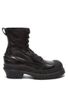 Acne Studios - Bryant Tread-sole Leather Boots - Mens - Black