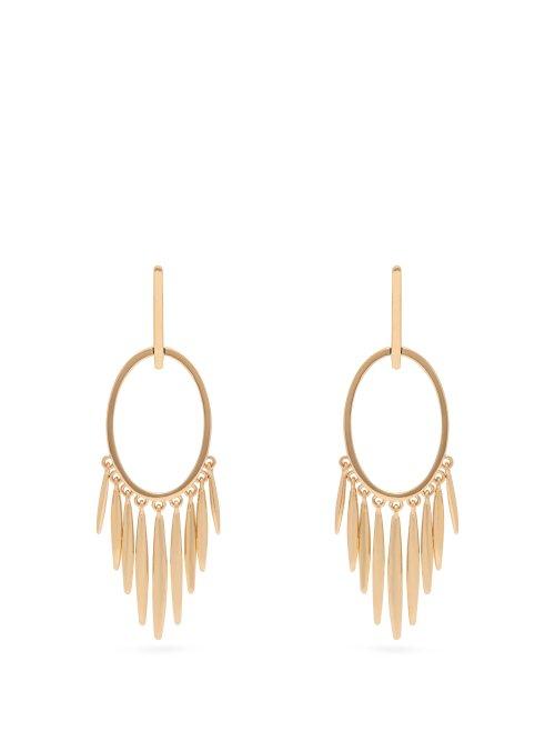 Matchesfashion.com Ileana Makri - Grass Sunset 18kt Gold Earrings - Womens - Gold