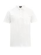 Matchesfashion.com A.p.c. - Archie Cotton-jersey Polo Shirt - Mens - White