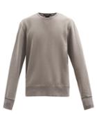Matchesfashion.com Ksubi - Nomad Logo-print Cotton-jersey Sweatshirt - Mens - Grey
