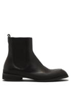 Ladies Shoes The Row - Garden Leather Chelsea Boots - Womens - Black