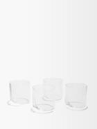 Zaha Hadid Design - Set Of Four Hew Glass Tumblers - Clear
