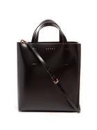 Marni - Museo Small Leather Tote - Womens - Black