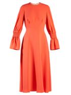 Roksanda Duana Gathered-detail Double-georgette Dress