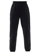 Matchesfashion.com Raey - Elasticated-waist Cotton-blend Track Pants - Womens - Black