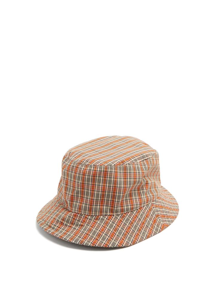 Acne Studios Buk Checked-print Bucket Hat