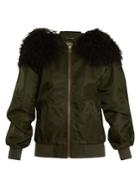 Mr & Mrs Italy New York Satin Bomber Jacket