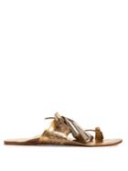 Figue Scaramouche Leather Tassel Sandals