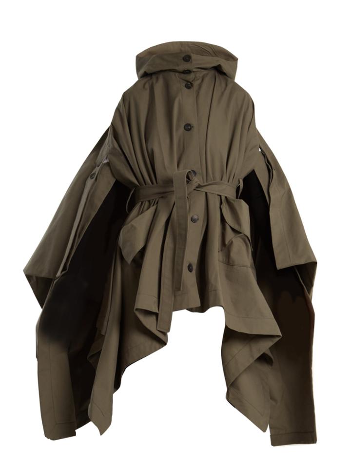 Palmer/harding Leia Hooded Cotton-poplin Coat