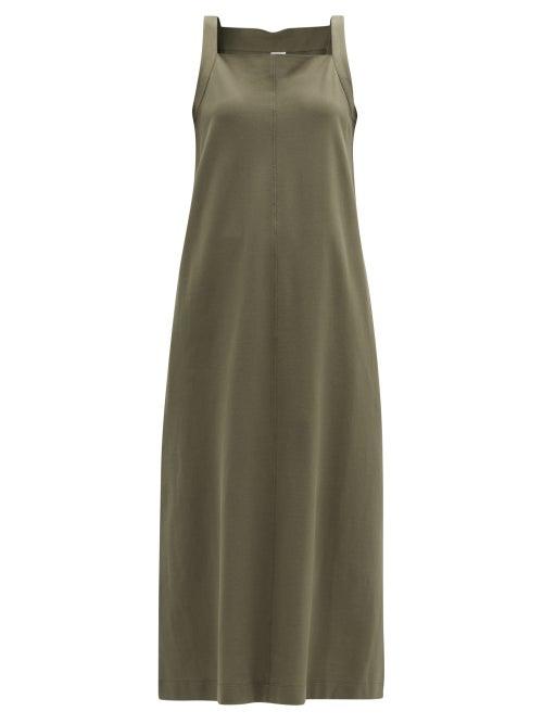 Matchesfashion.com Max Mara Leisure - Aminta Dress - Womens - Khaki
