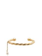 Matchesfashion.com Jw Anderson - Twisted Pearl Charm Bracelet - Womens - Gold
