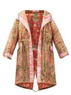 Matchesfashion.com Rianna + Nina - Vintage Silk-brocade Hooded Coat - Womens - Multi