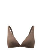 Matchesfashion.com Asceno - The Cannes Triangle Bikini Top - Womens - Brown