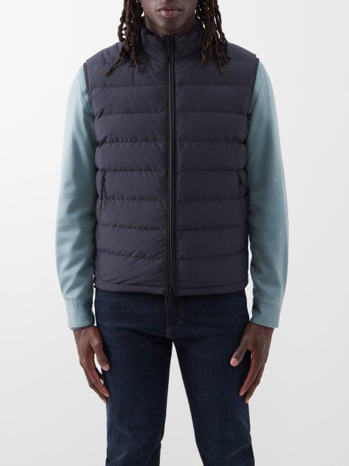 Zegna - Stratos Down Gilet - Mens - Navy
