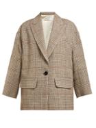 Matchesfashion.com Masscob - Norman Houndstooth Linen Blend Blazer - Womens - Multi