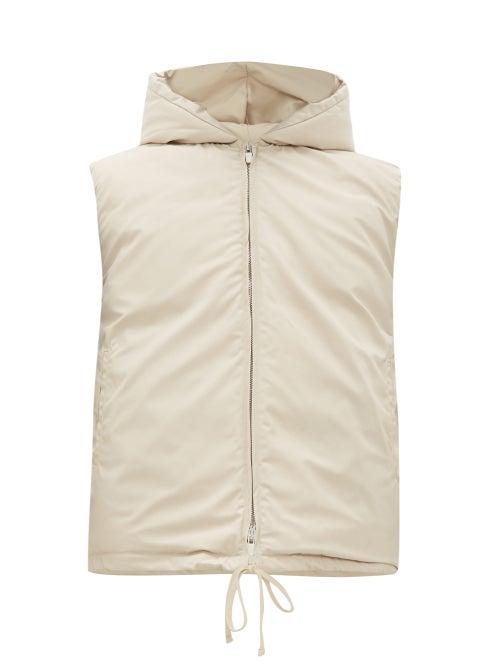 Matchesfashion.com Fear Of God - Hooded Nylon Sleeveless Jacket - Mens - White