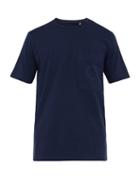 Matchesfashion.com Stella Mccartney - Circle Logo Cotton T Shirt - Mens - Navy