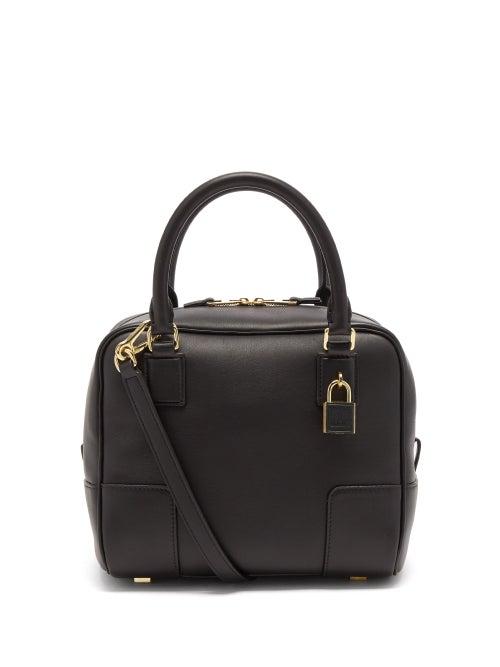 Loewe - Amazona 19 Leather Handbag - Womens - Black