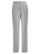 Matchesfashion.com Joseph - Jess High Rise Herringbone Trousers - Womens - Grey