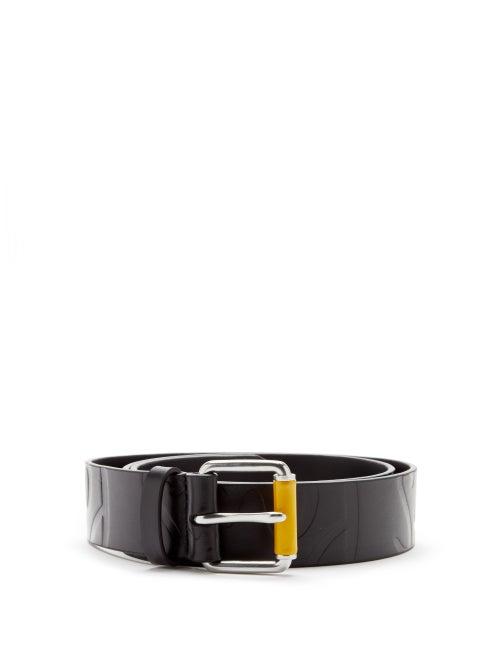 Paul Smith - Logo-embossed Leather Belt - Mens - Black